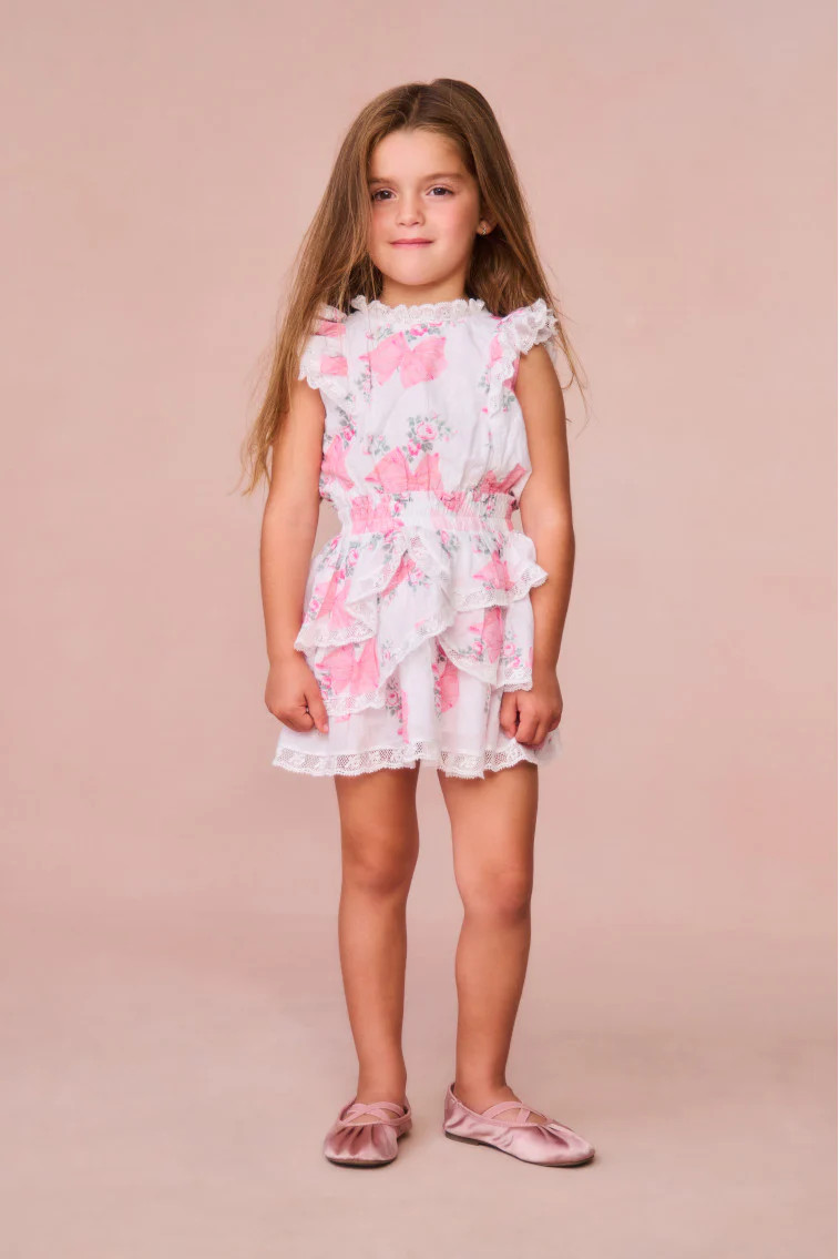 Girls Janelly Rosa Beaux Dress | LoveShackFancy
