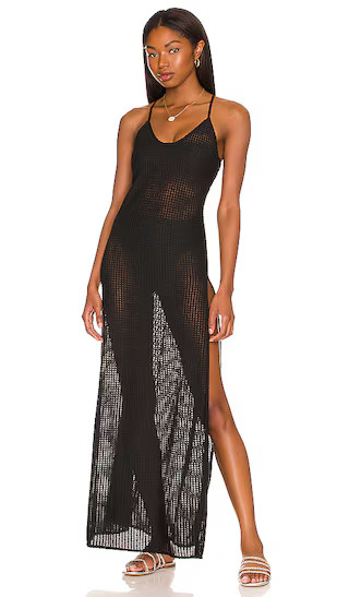 Arya Dress in Black Knit | Revolve Clothing (Global)