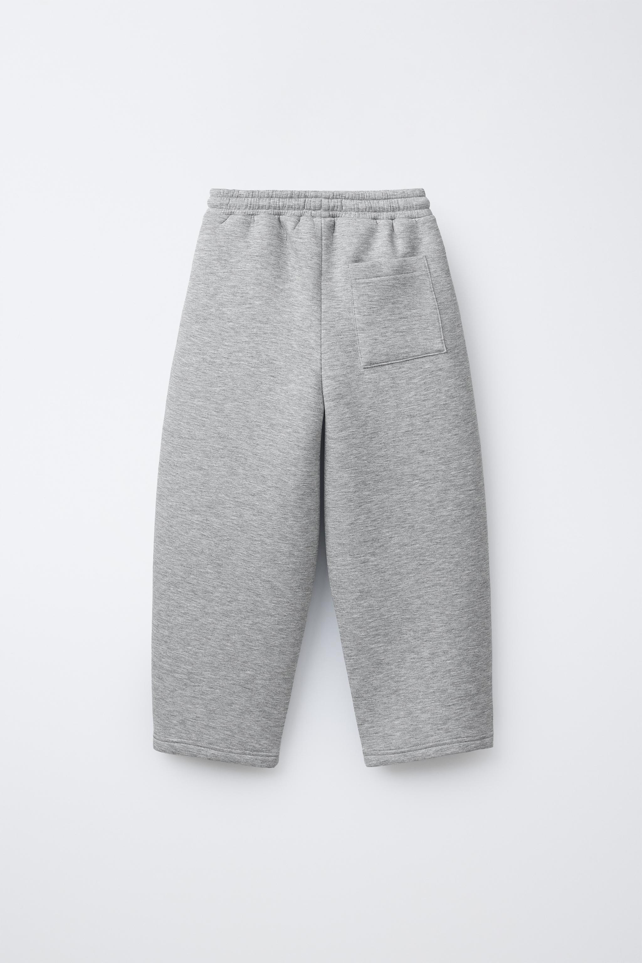 STRAIGHT-LEG NEOPRENE-EFFECT TROUSERS | Zara UK