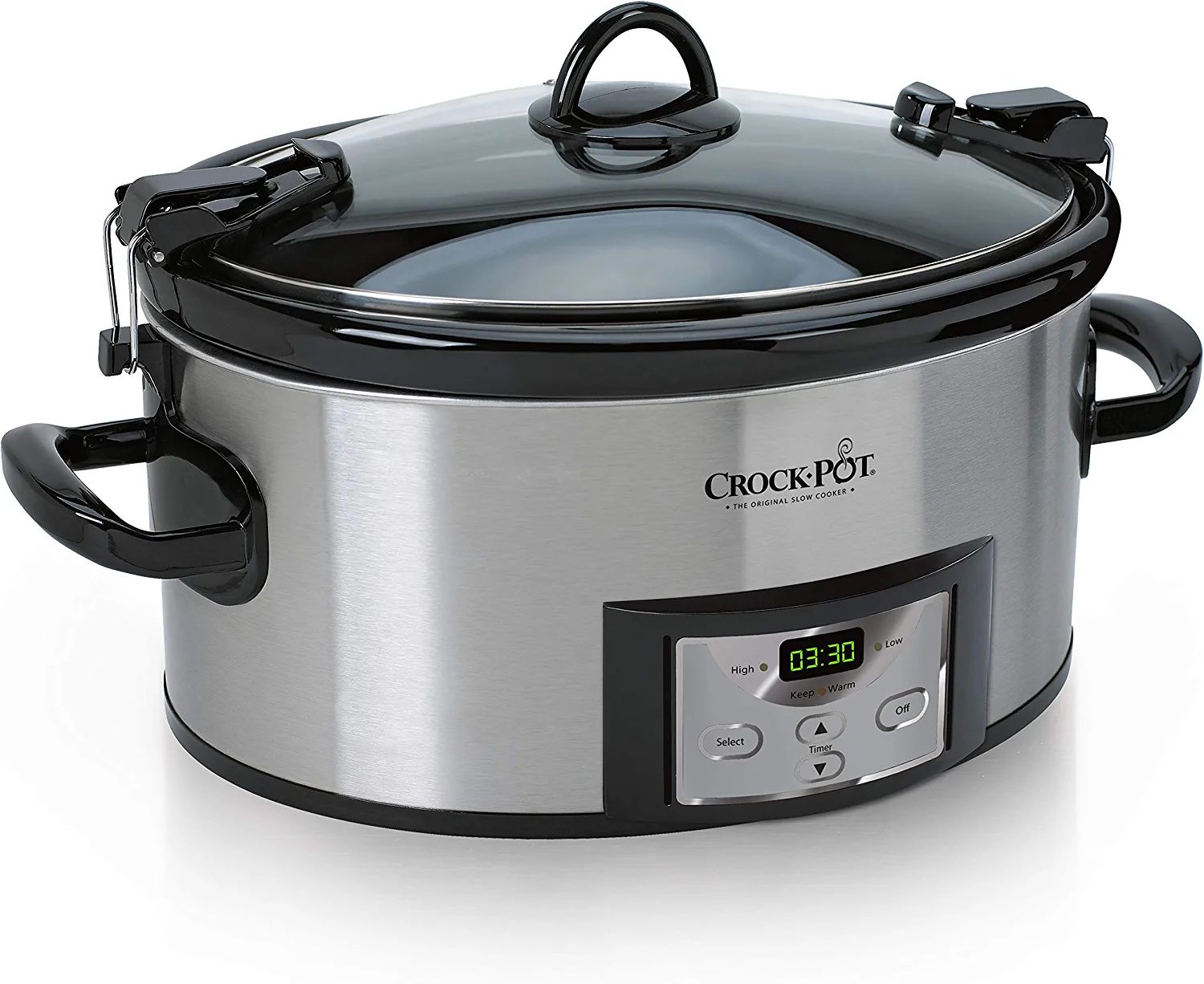 Amazon.com: Crock-Pot SCCPVL610-S-A 6-Quart Cook & Carry Programmable Slow Cooker with Digital Ti... | Amazon (US)