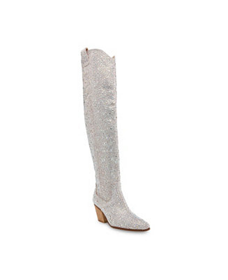 Women's Rodeo Rhinestone Western Over The Knee Cowboy Boots | Macy's Canada