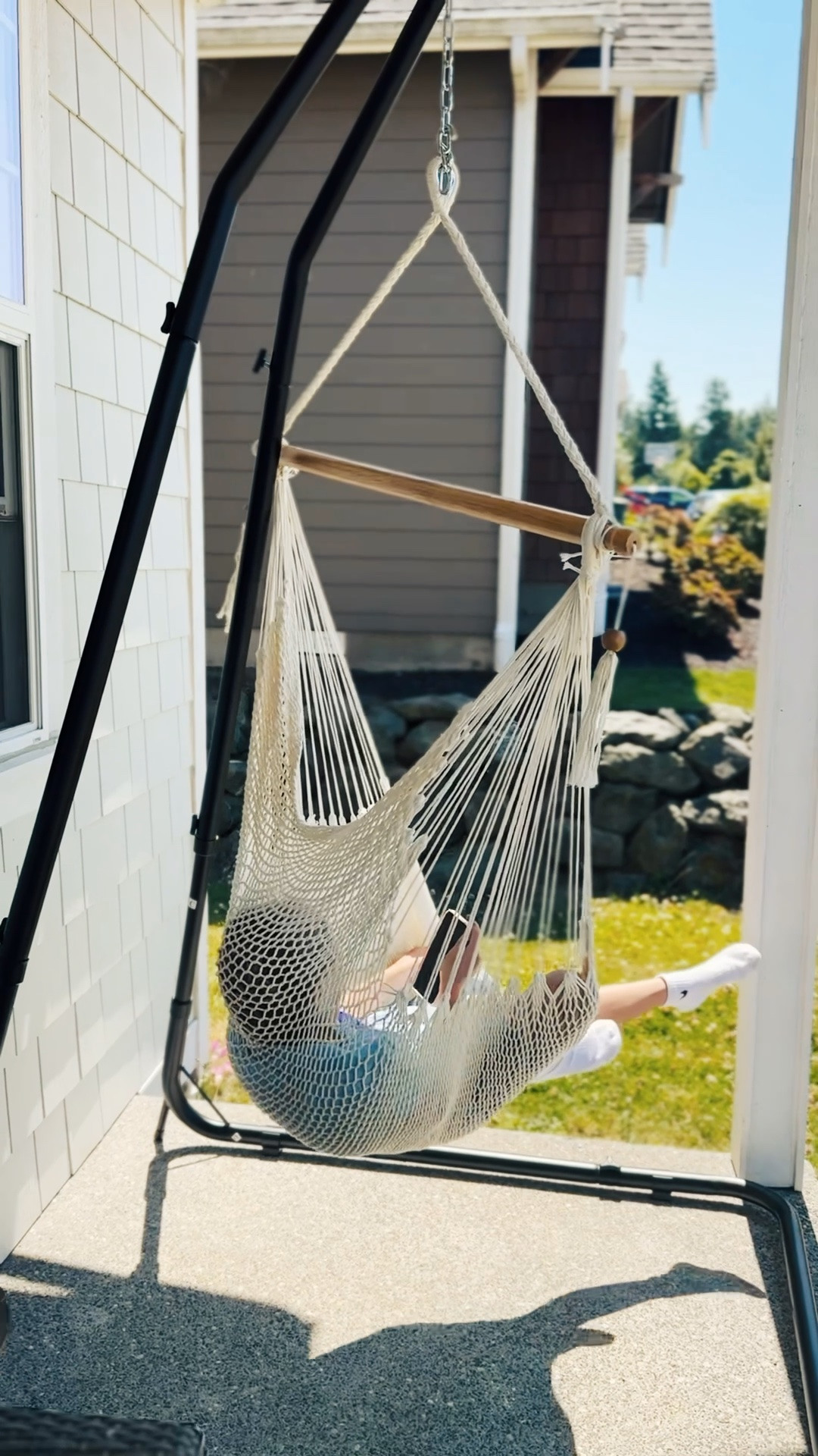My daughter has wanted this chair for so long and I finally surprised her with it. It was expensive and I’m telling you I have one happy girl 💕 I can see myself cozy in there with a book and a coffee!

#LTKdayinmylife #LTKHome #LTKstorytime