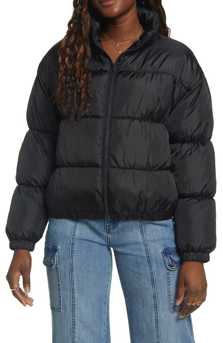 BP. Water Resistant Recycled Polyester Puffer Jacket | Nordstrom | Nordstrom