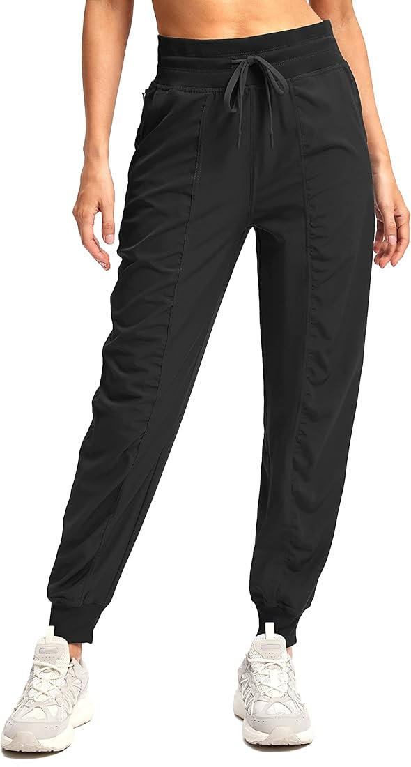 Women's Lightweight Joggers High Waisted Running Hiking Track Pants Workout Athletic Jogger for W... | Amazon (US)