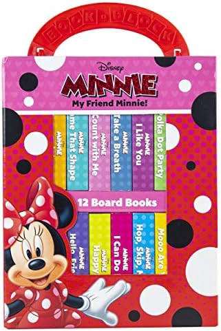 Disney - My Friend Minnie Mouse - My First Library 12 Board Book Block Set - PI Kids | Amazon (US)
