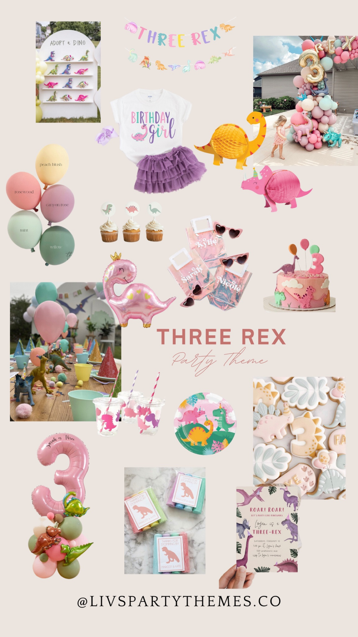 Three Rex girl theme birthday party! 

#LTKparties #LTKfamily #LTKkids
