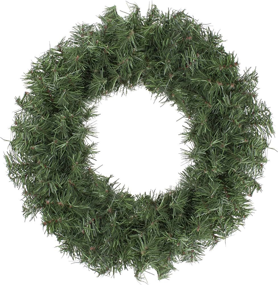 Canadian Pine Artificial Christmas Wreath, 18-Inch, Unlit | Amazon (US)