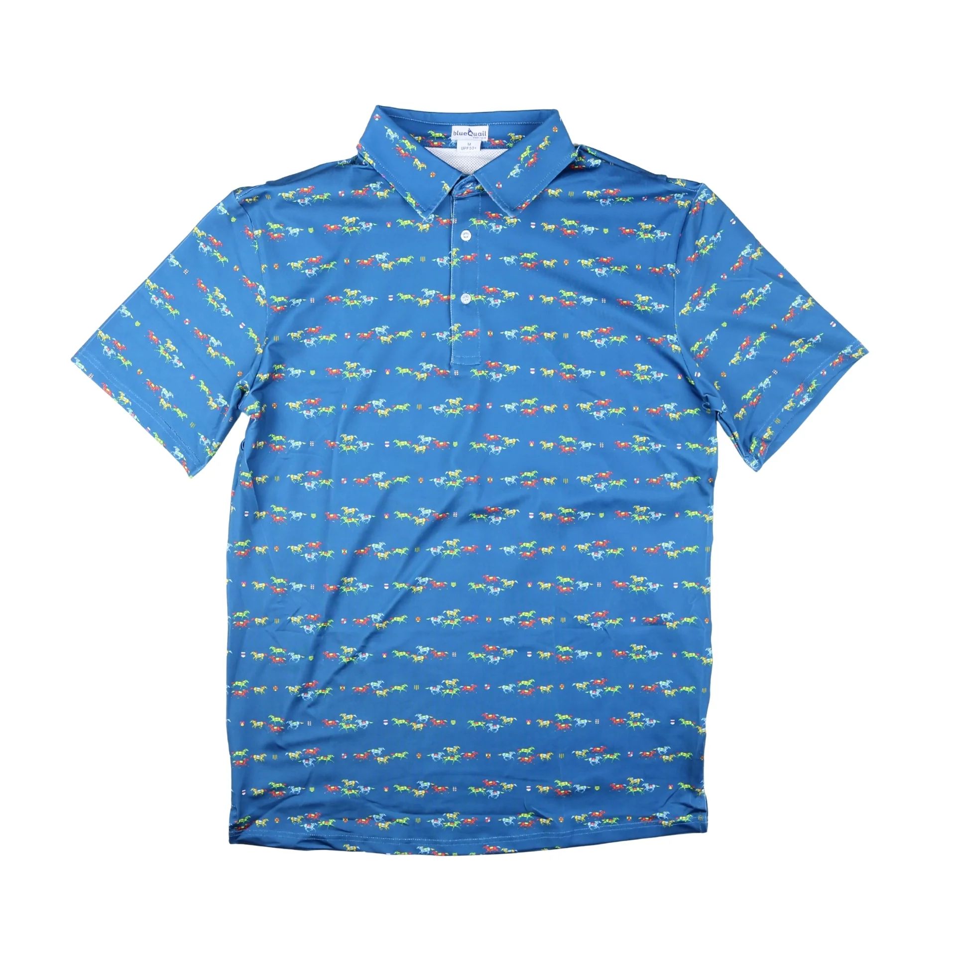 Men's Quail Woodblock Polo Short Sleeve Shirt - Everyday Collection | BlueQuail Clothing Co. | BlueQuail Clothing Co.