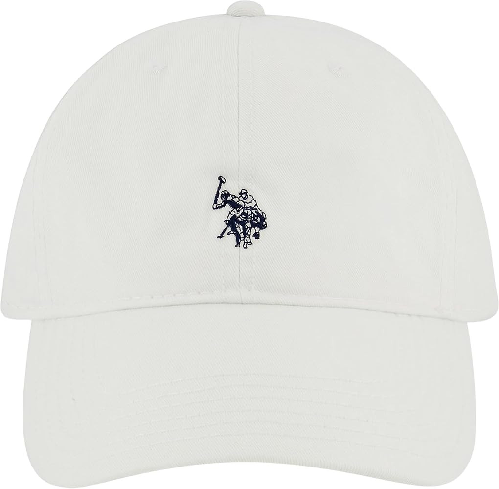 U.S. Polo Assn. Baseball Cap, 100% Cotton Adjustable Dad Hat with Small Pony Logo | Amazon (US)