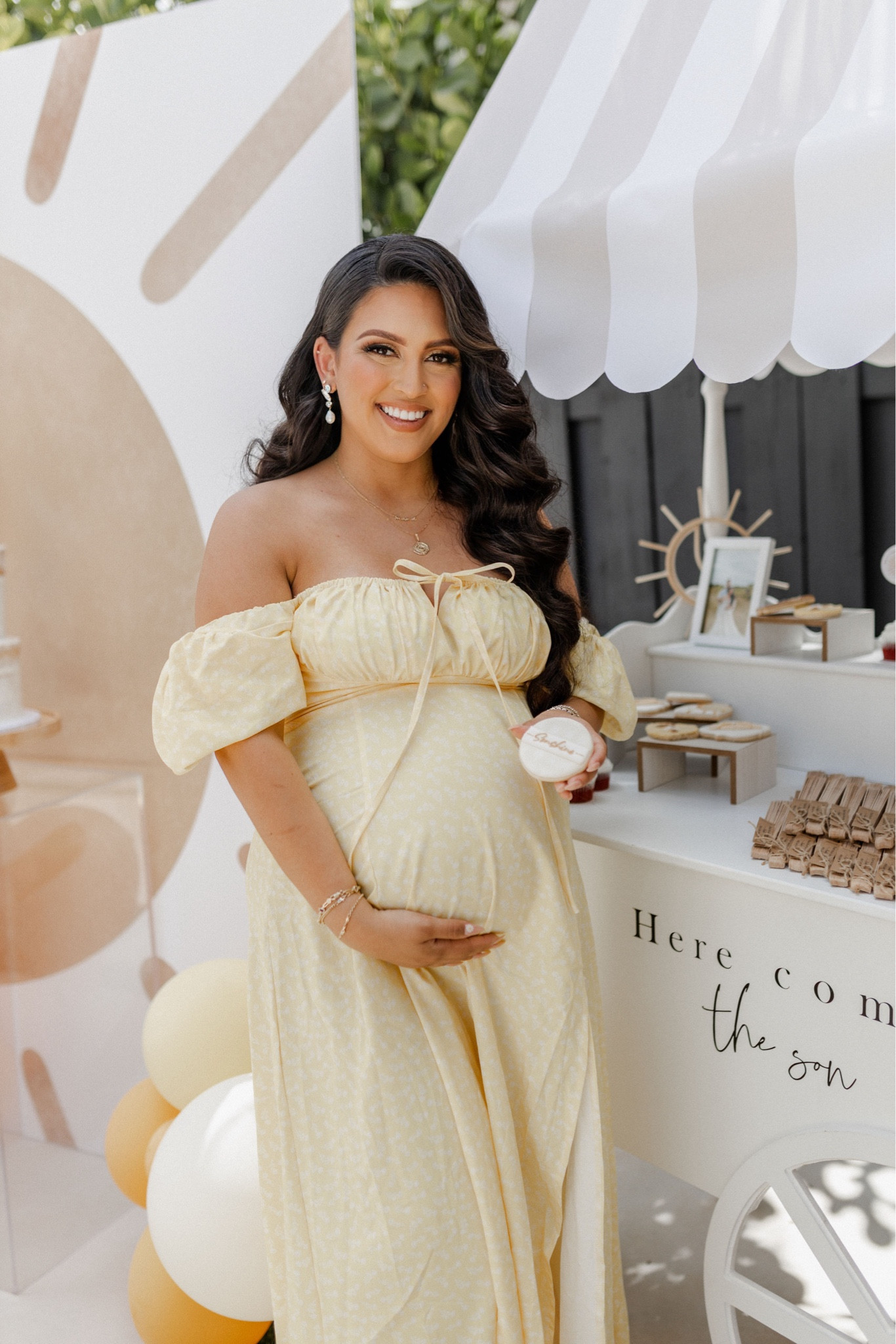 This dress is perfect for any event🤍 I wore it for my baby shower and I love that it’s not a maternity dress, I still have it and get use out of it! Perfect for spring and summer 

#springfashion #womensfashion #springmusthave #bodyinclusive 

#LTKfindsunder50 #LTKstyletip #LTKmidsize