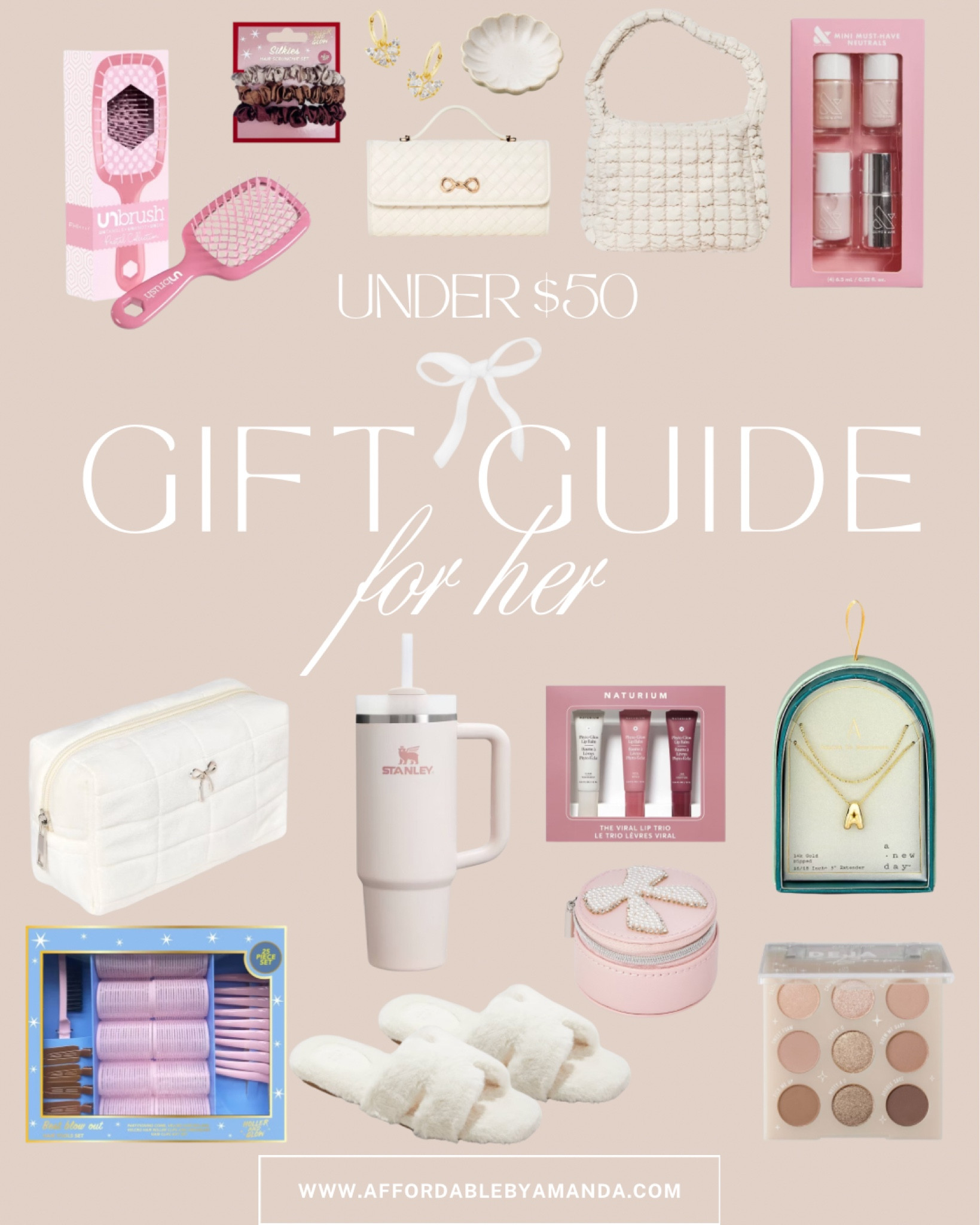 Gift Guide for Her - Under $50 gifts for her, gift ideas, gift ideas for her, gift guide, Christmas gifts, friend gift ideas, girl gifts

#LTKFindsUnder50 #LTKHoliday #LTKGiftGuide