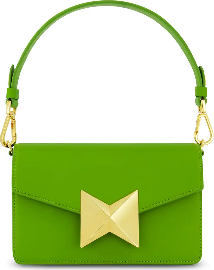 Classic Leather Gold Plated Hardware Shoulder Bag | Nordstrom
