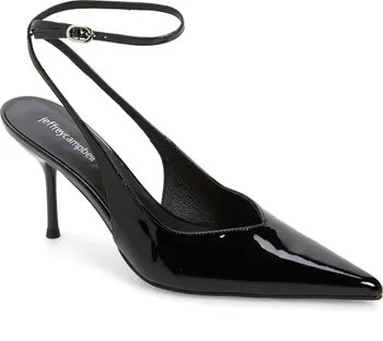 Jeffrey Campbell Executive Ankle Strap Pointed Toe Slingback Pump (Women) | Nordstrom | Nordstrom