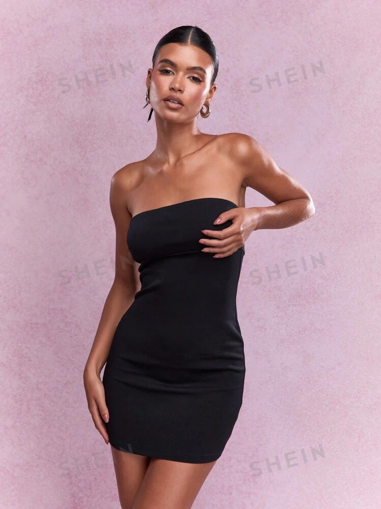 MISSGUIDED Bandeau Bodycon Mini Dress | SHEIN