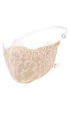 Katie May Provocateur Face Mask in Ivory & Nude from Revolve.com | Revolve Clothing (Global)