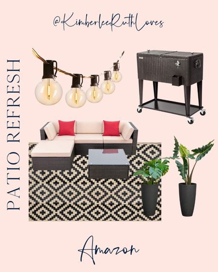 Upgrade your patio with these black and white furniture and decor!

#homeinspo #modernhome #amazonfinds #outdoorfurniture

#LTKFind #LTKhome