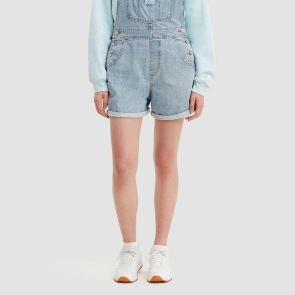 Levi's® Women's Vintage Shortalls Jean Shorts - Light Wash | Target