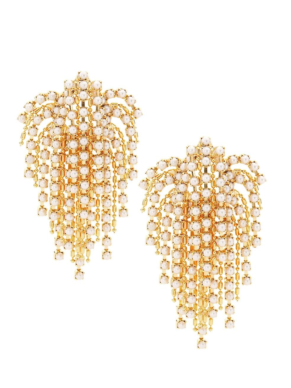 Cecile Goldtone & Faux Pearl Drop Earrings | Saks Fifth Avenue