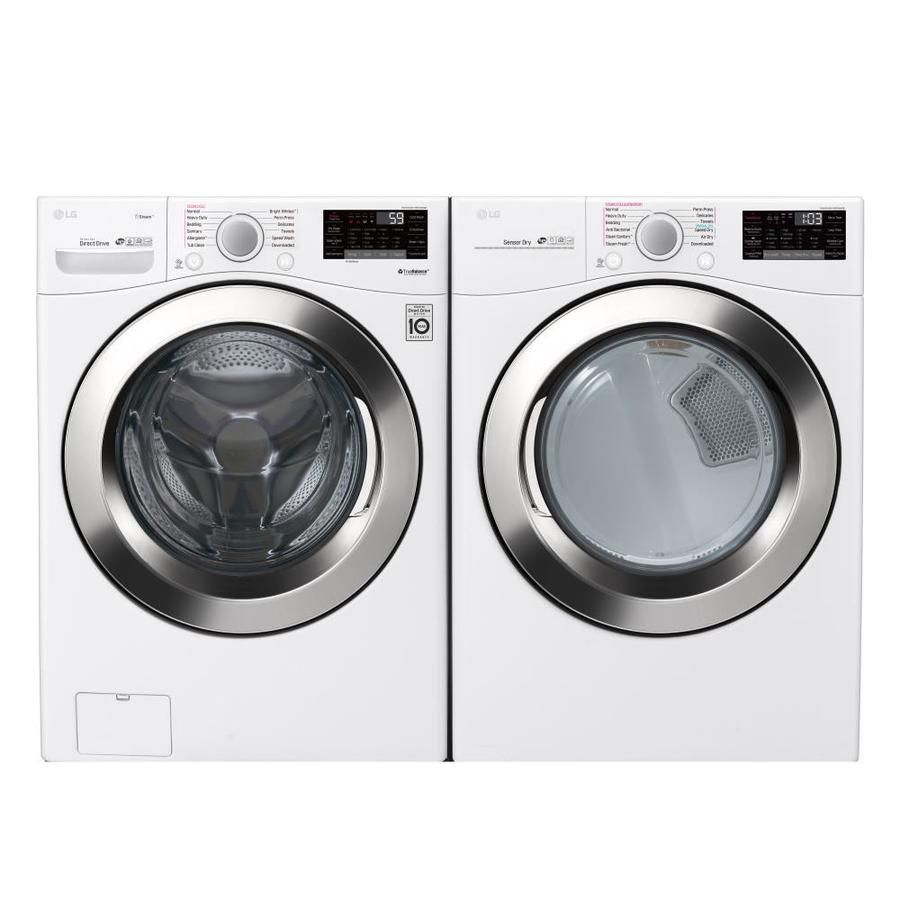 LG Ultra Large Capacity Front-Load Washer & Electric Dryer Set at Lowes.com | Lowe's