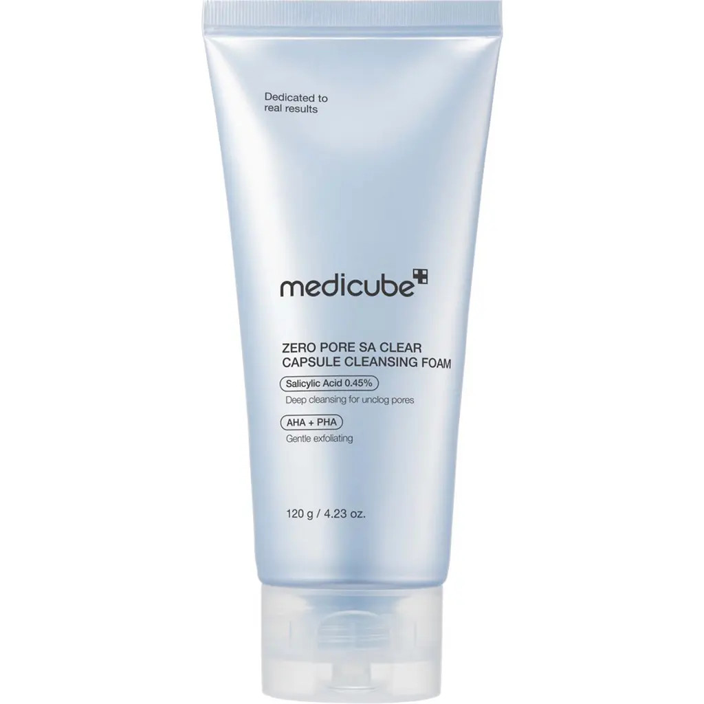 MEDICUBE Zero Pore SA Clear Capsule Cleansing Foam in Blue at Nordstrom | Nordstrom