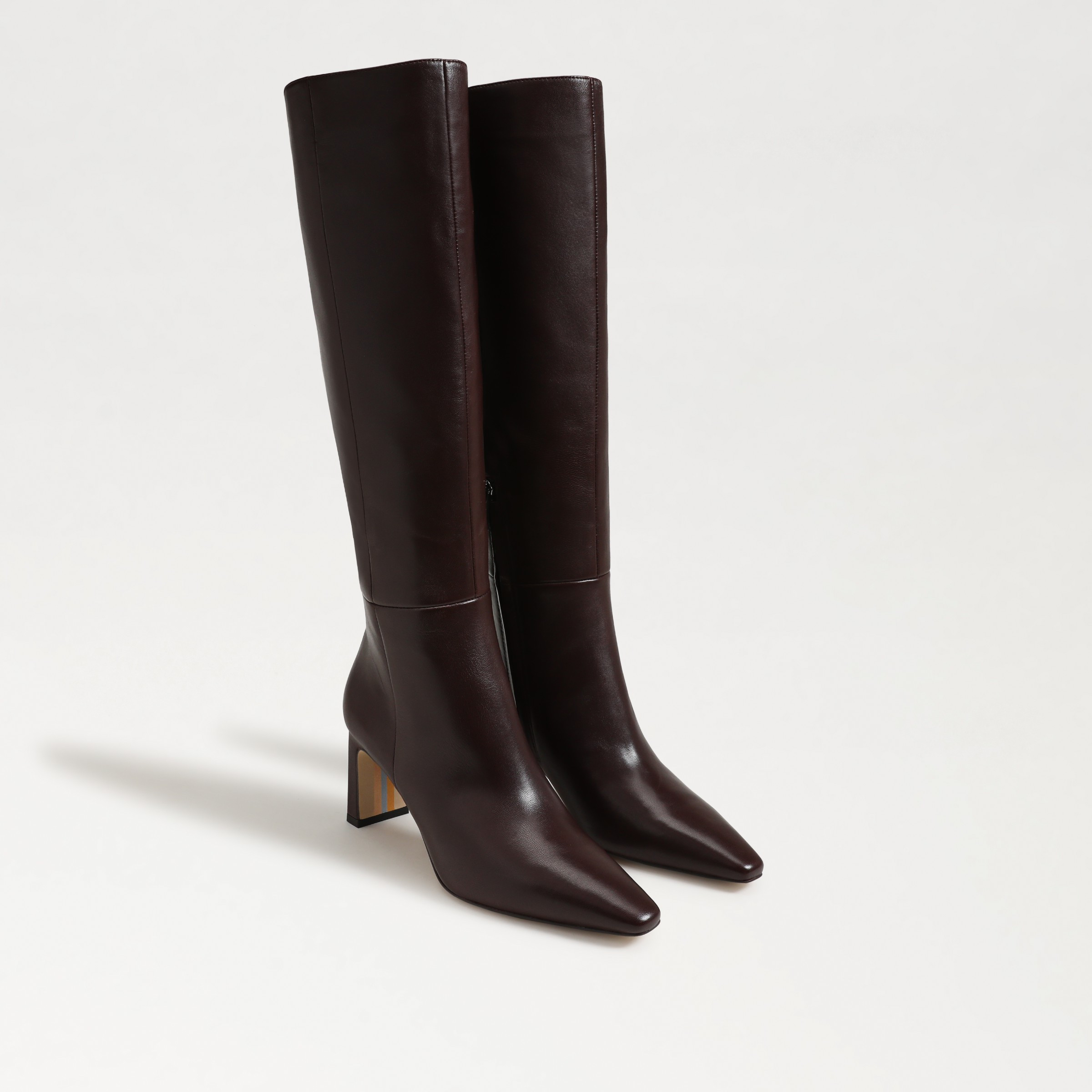 Sam Edelman Sylvia Knee High Boot Spiced Pecan Leather 9.5 | Sam Edelman CA