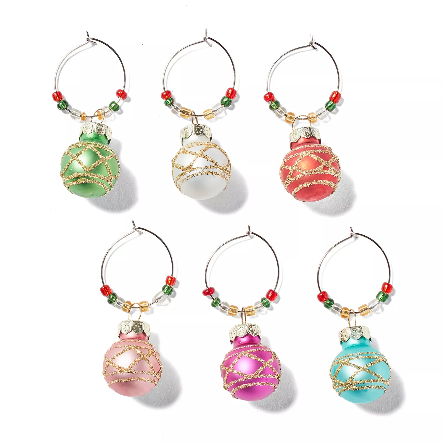 Sur La Table Ornament Wine Charms, Set of 6 | Sur La Table | Sur La Table