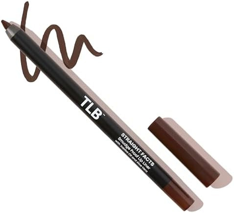 The Lip Bar - Lip Liner, Straight Facts (Dark Brown) - High Pigment & Super Creamy - Smudge Proof... | Amazon (US)