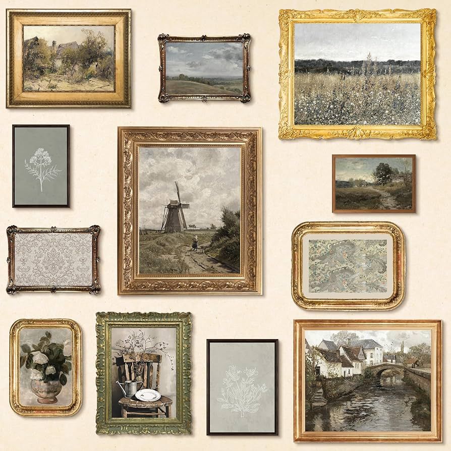 97 Decor Vintage Farmhouse Wall Art - Vintage Posters for Room Aesthetic, French Country Farmhous... | Amazon (US)