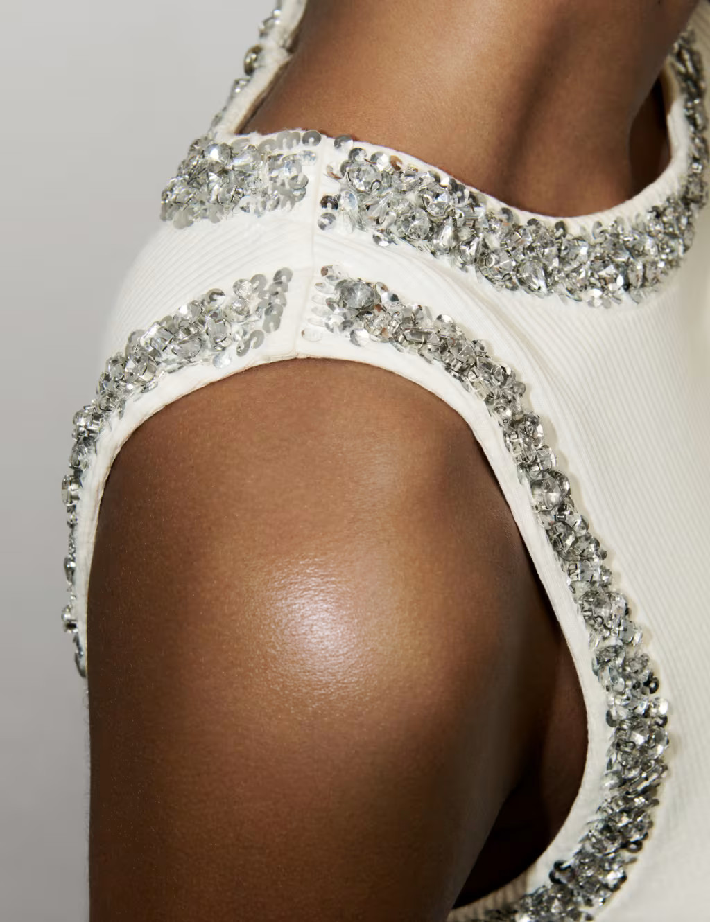 Embellished Ribbed Top | Marks & Spencer (UK)