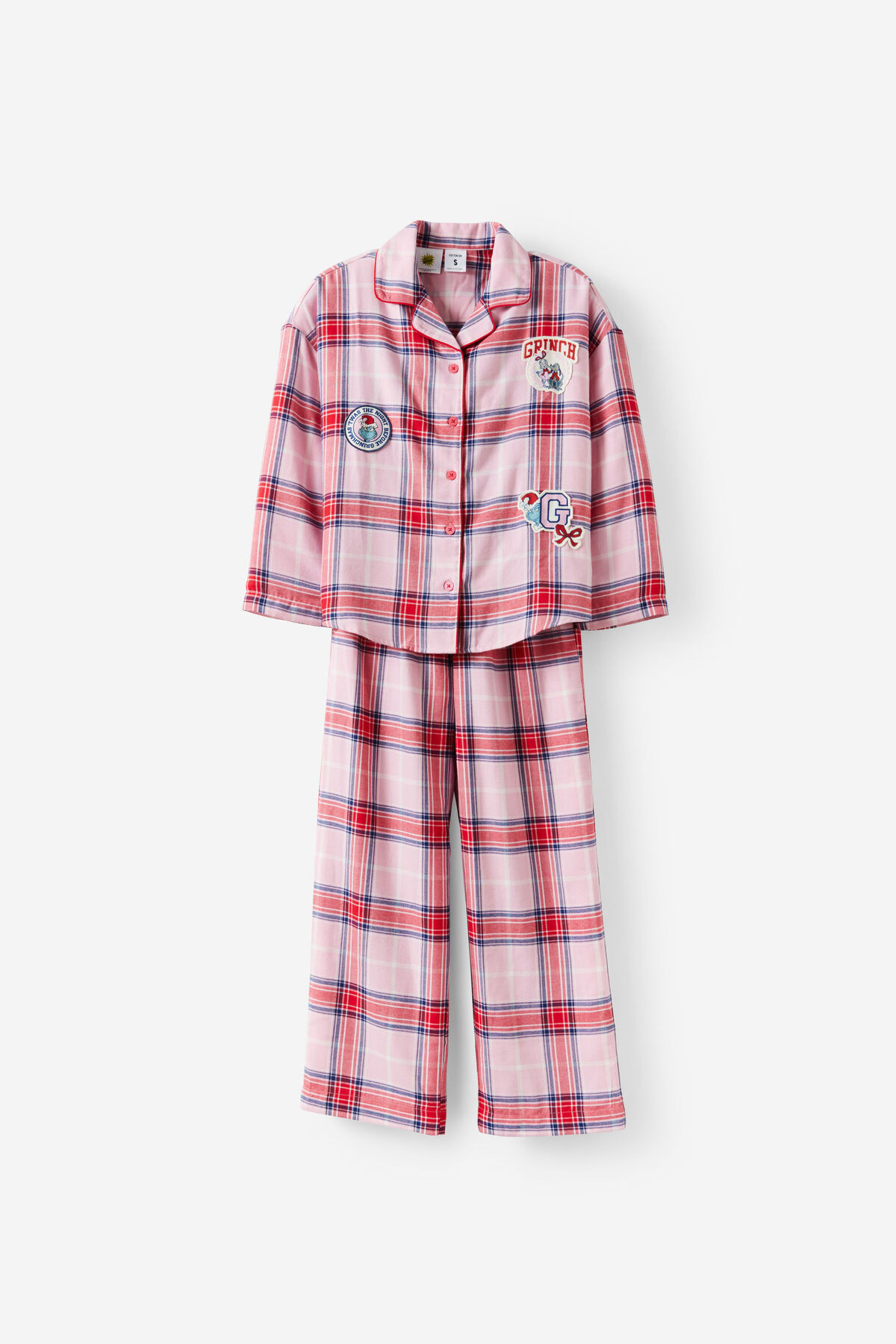 The Grinch Adult Family Xmas LS PJ Set | Cotton On (US)