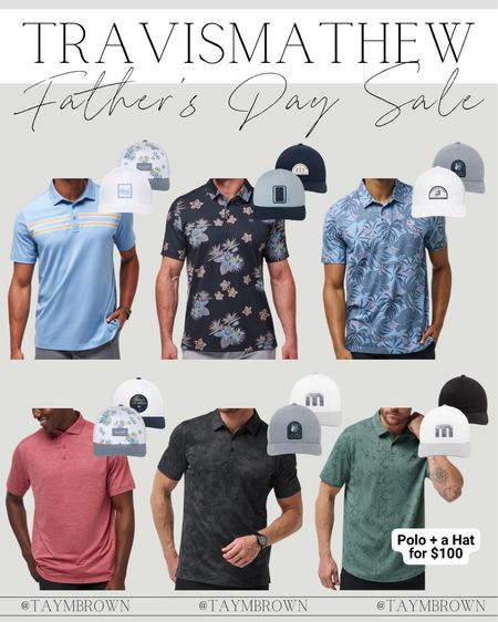 Travismathew Father’s Day Sale! Polo + a Hat for $100 😎

#LTKMens #LTKGiftGuide #LTKSaleAlert