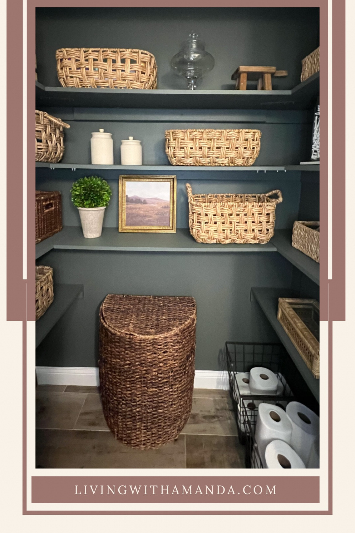 Linen closet transformation using target and studio McGee line 

#LTKfamily #LTKstyletip #LTKhome
