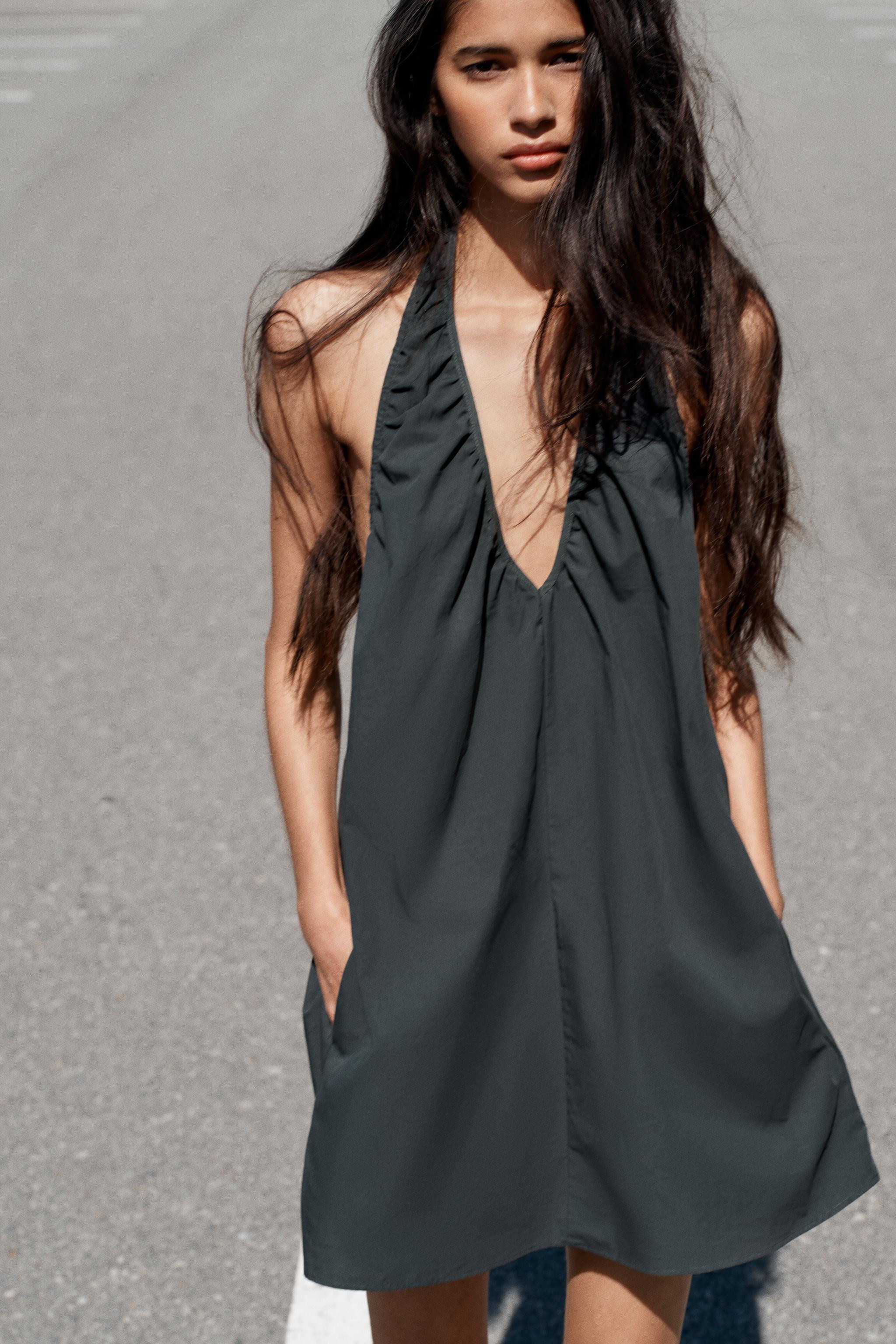 Z1975 HALTER MINI DRESS | Zara US