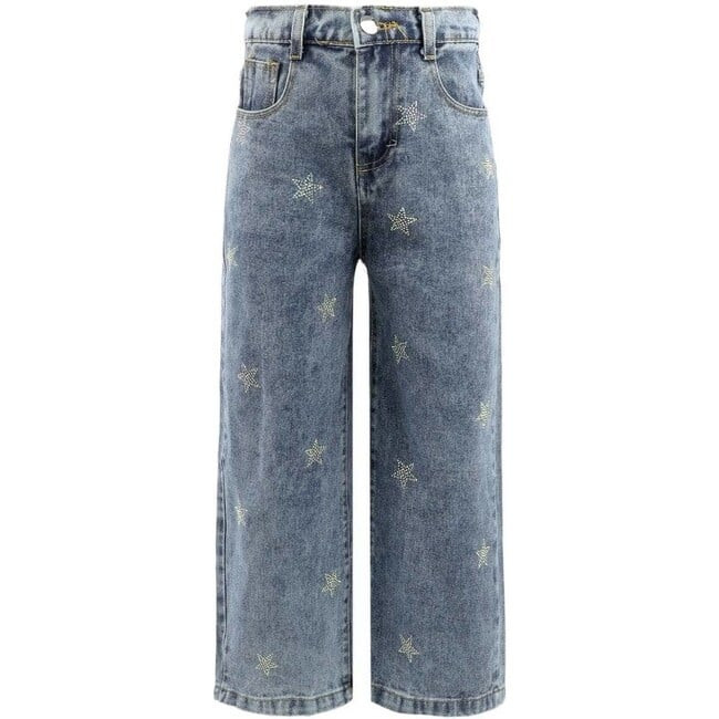 Lola + The Boys | Crystal Stars Jeans (Multicolor, Size 8Y) | Maisonette | Maisonette