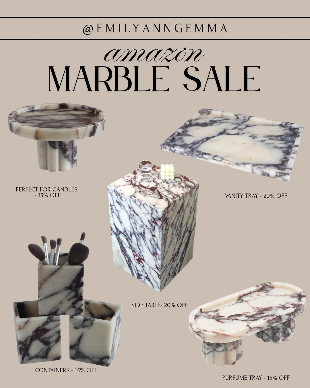 Some of my fav marble items are on sale right now!! Amazon Prime, Prime Day Sale, Amazon finds, Home decor, Emily Ann Gemma, summer sale 

 #LTKHome