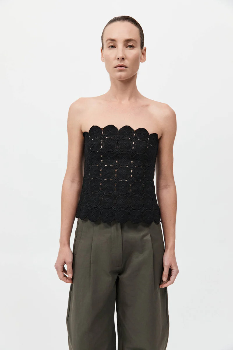 Doily Top - Black | St. Agni (US, UK, EU)