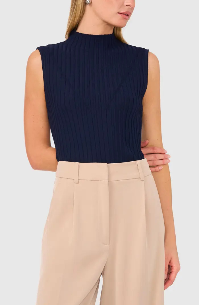 Halogen® Mock Neck Sleeveless Sweater | Nordstrom | Nordstrom