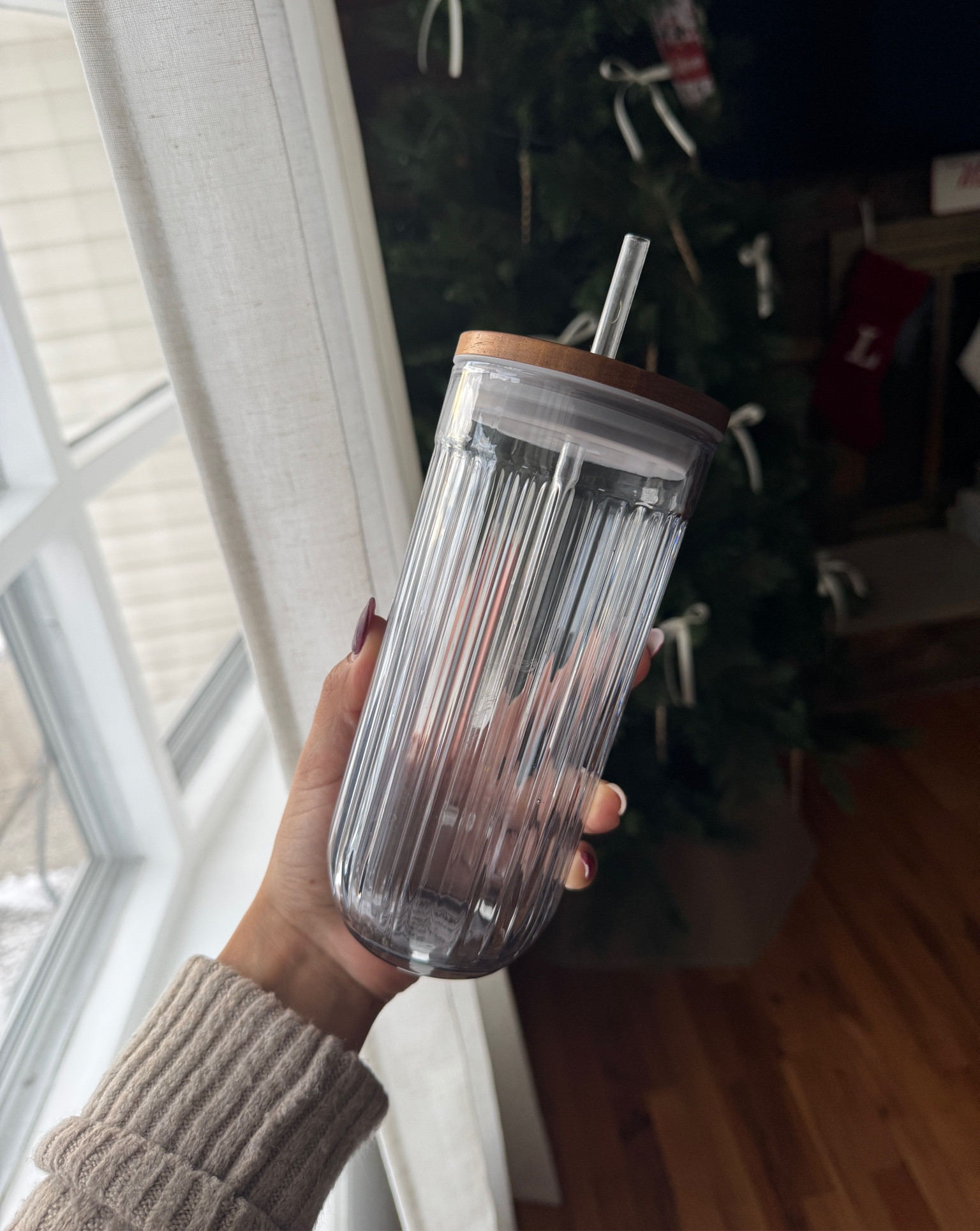 Glass tumbler 🧋🤎

#LTKHome #LTKU #LTKSeasonal