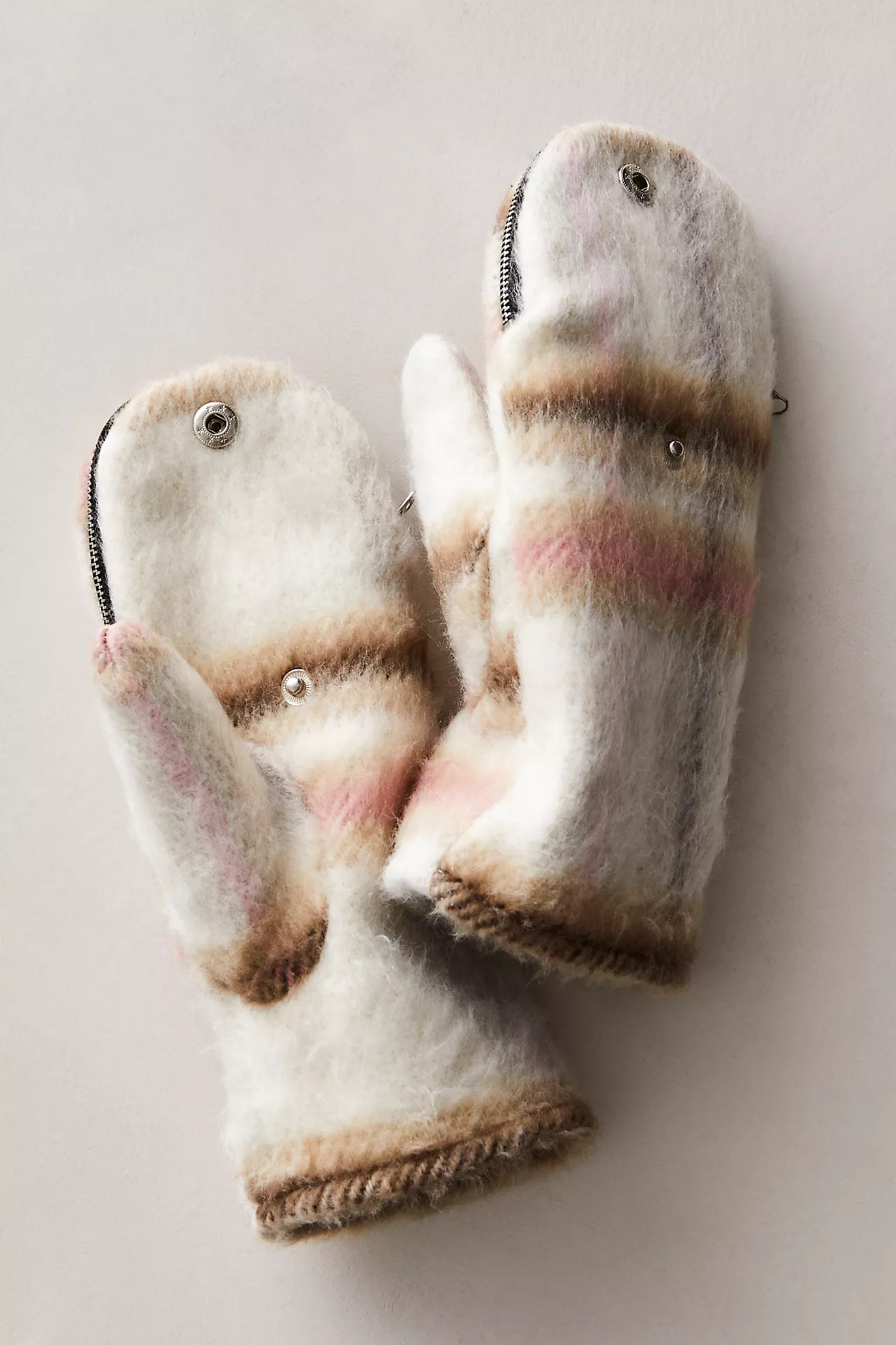 Flannel Zip Open Mittens | Free People (Global - UK&FR Excluded)