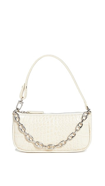 Mini Rachel Cream Croco Embossed Leather Bag | Shopbop