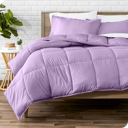 Bare Home Comforter Set - Full Size - Ultra-Soft - Goose Down Alternative - Premium 1800 Series - All Season Warmth (Full, Lavender) | Amazon (US)