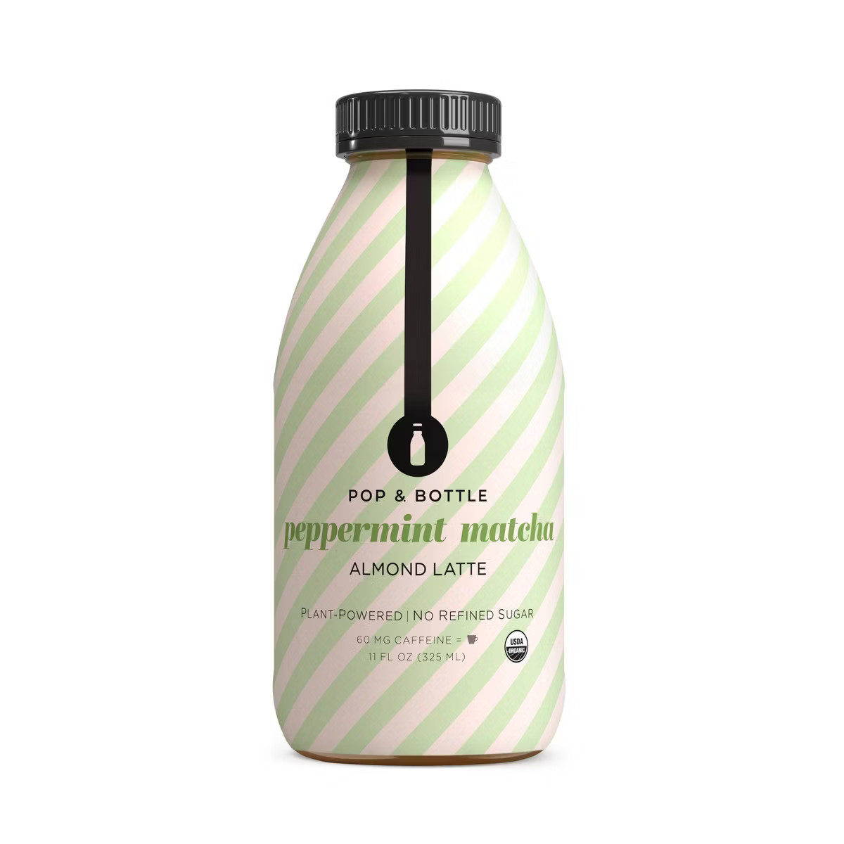 Pop & Bottle Peppermint Matcha Almond Milk Latte - 11 fl oz | Target