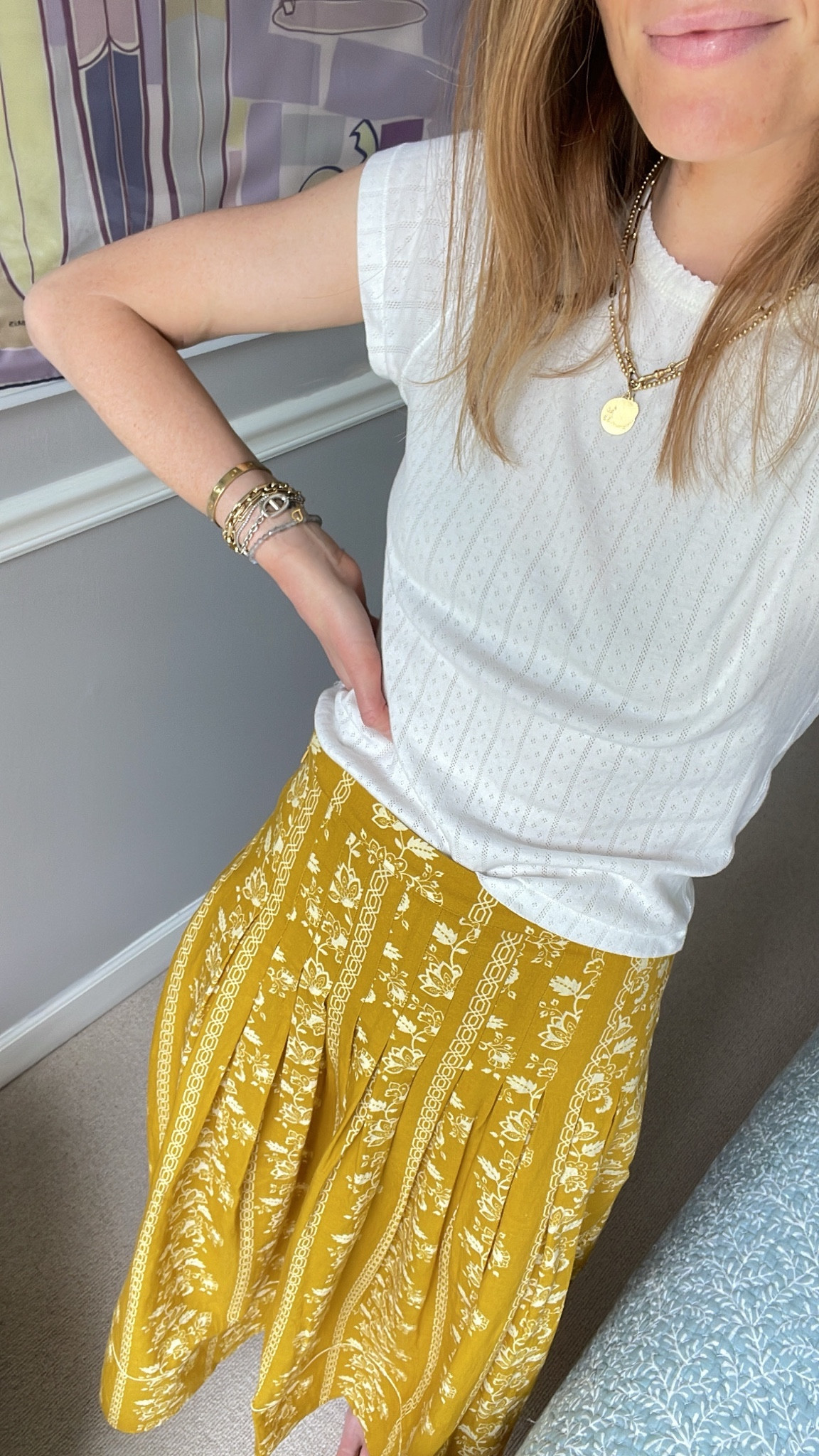 Skirt size XS. Top is size small