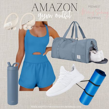 Amazon gym outfit 

Amazon finds  athletic romper  Athleisure  fitness  gym clothes  white sneakers  yoga mat  water bottle  gym bag  workout clothes  gym gear  earbuds 

#LTKStyleTip #LTKActive #LTKFitness