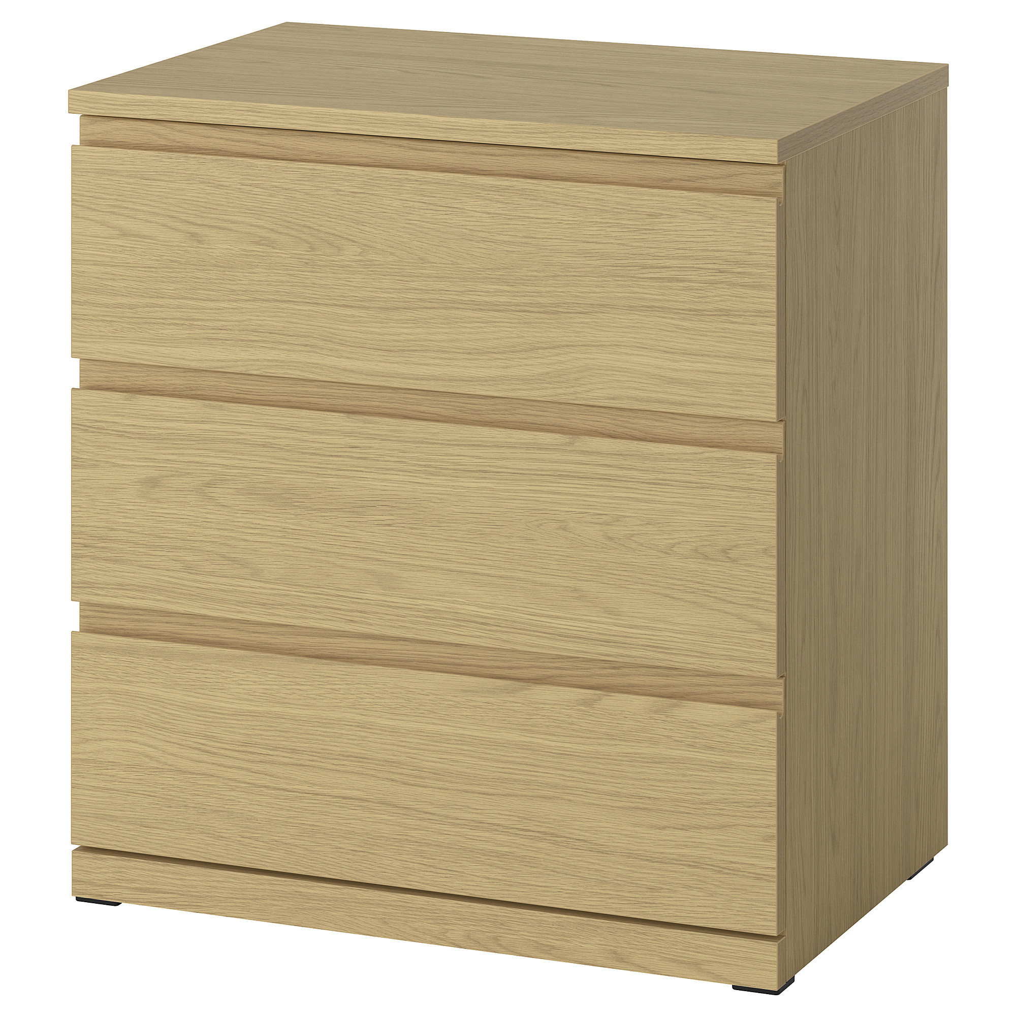 STORKLINTA 3-drawer dresser, oak effect/anchor/unlock function, 27 1/2x18 7/8x29 1/2 " | IKEA US