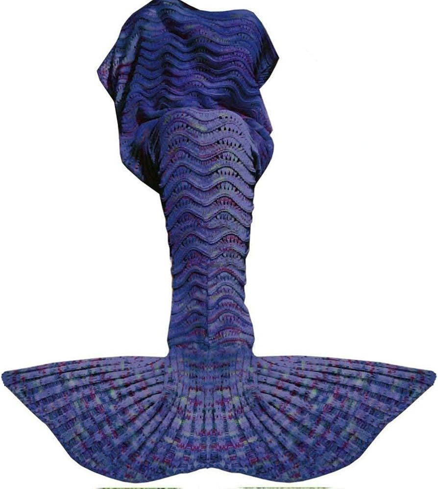 Fu Store Mermaid Tail Blanket Crochet Mermaid Blanket for Women Girls All Seasons Sofa Sleeping B... | Amazon (US)