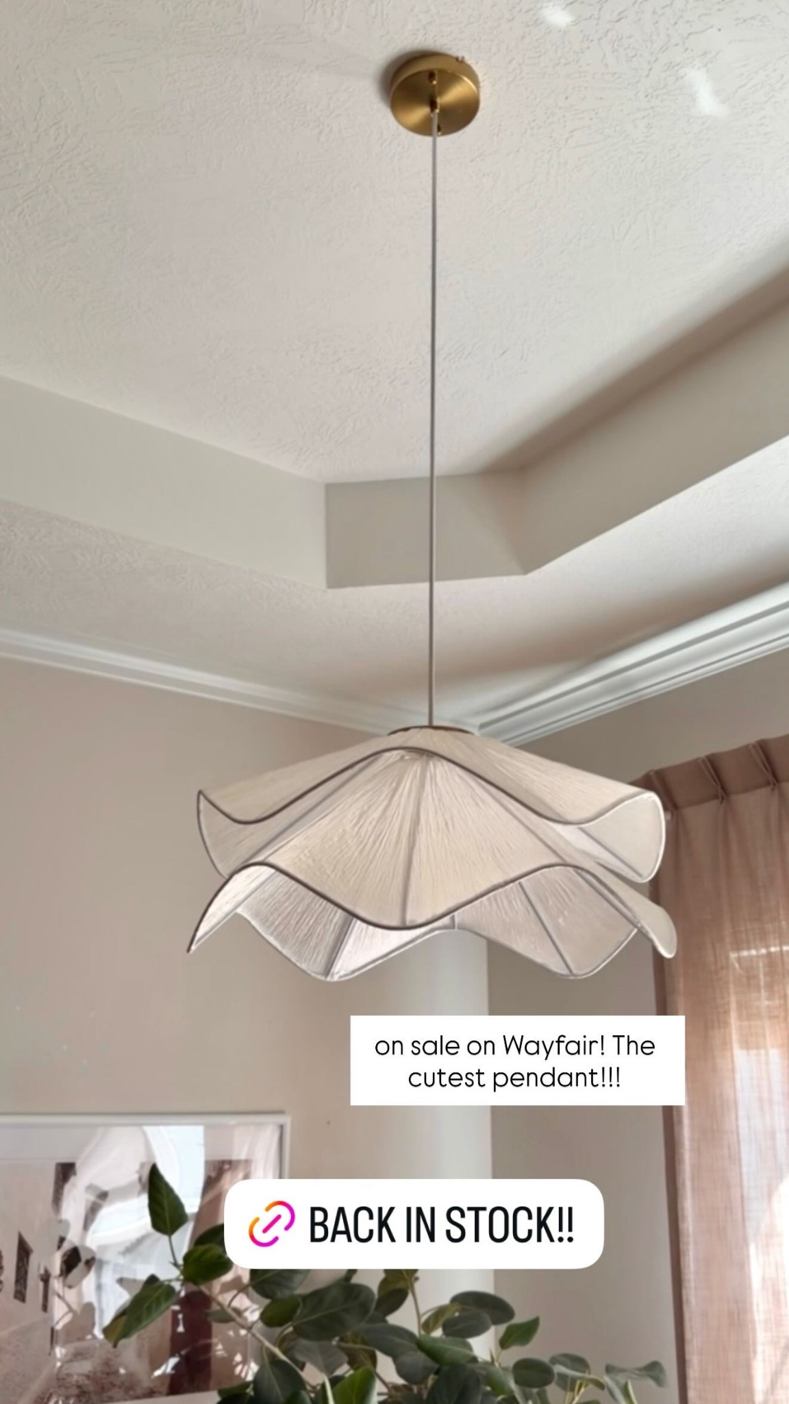 on sale on Wayfair! The cutest pendant!!!