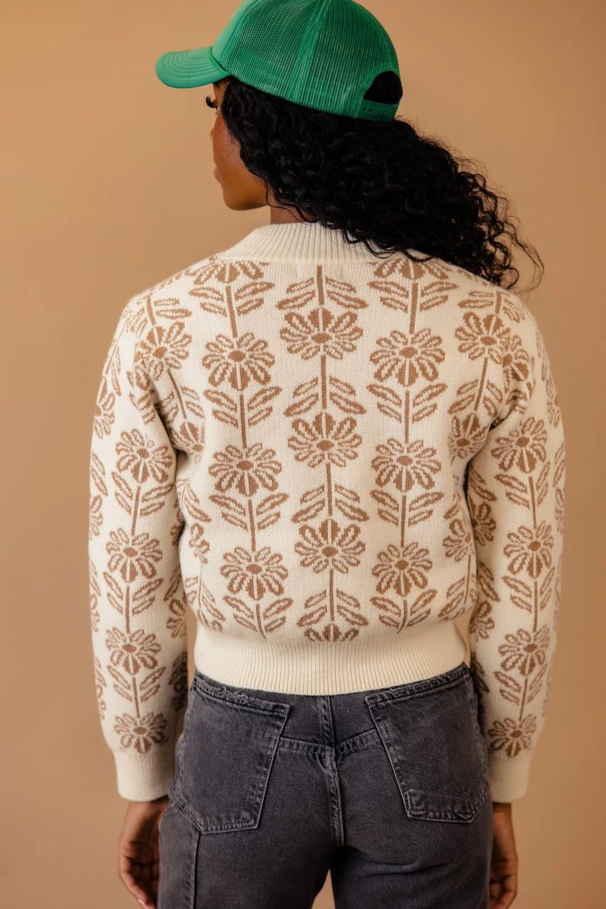 Tea Time Floral Sweater | Roolee