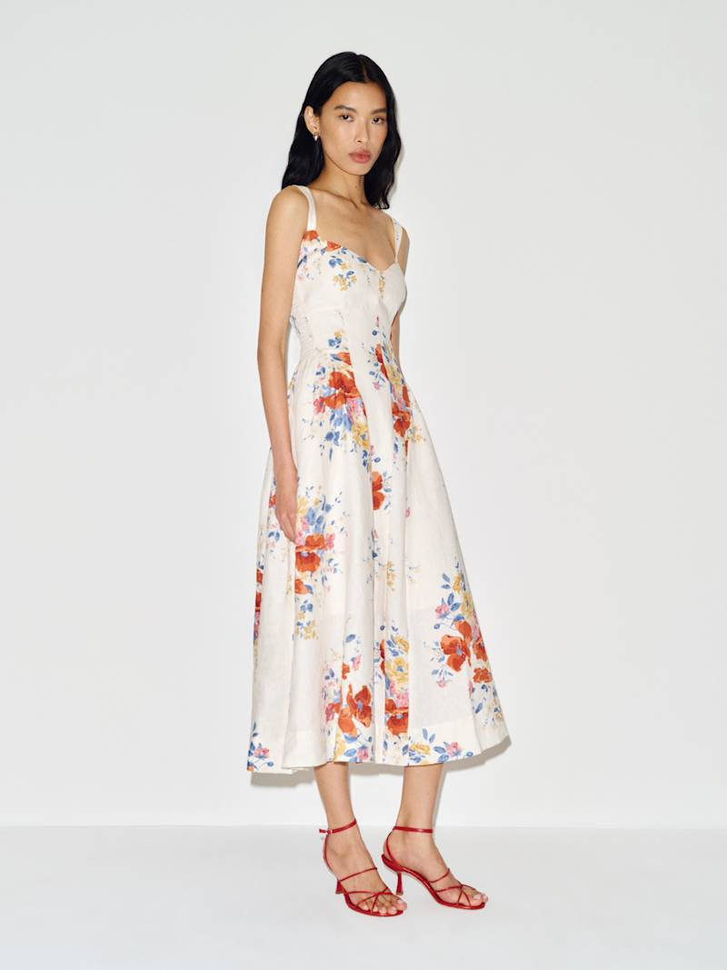 Birdie Linen Dress | Reformation (Global)