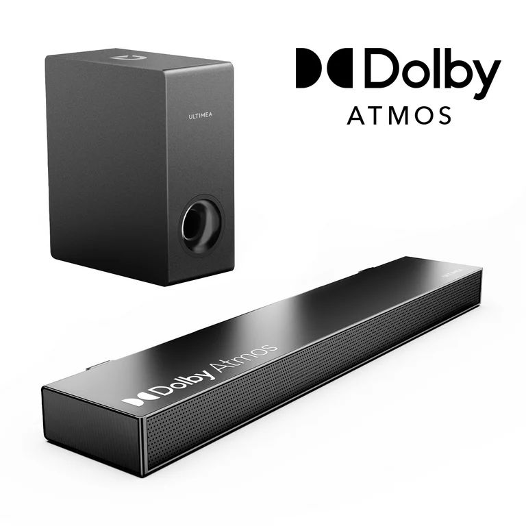 ULTIMEA Dolby Atmos Sound Bar for TV, 3D Surround Sound System for TV Speakers, 190W 2.1 Sound Ba... | Walmart (US)